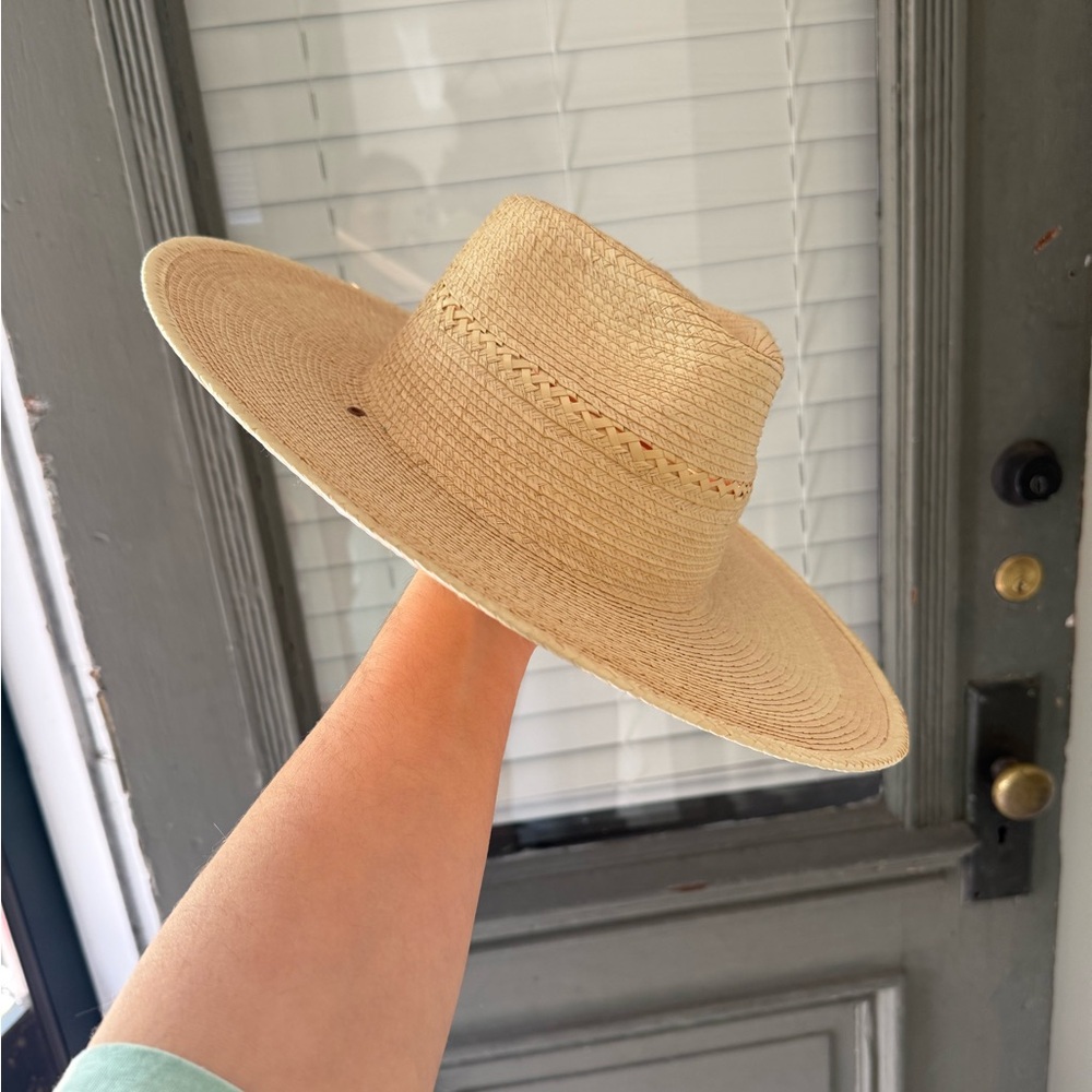 Natural Straw Sun Hat with Wide Brim